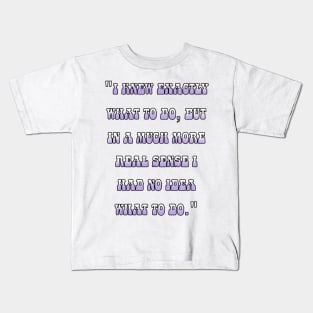 Michael Scott Quote Kids T-Shirt